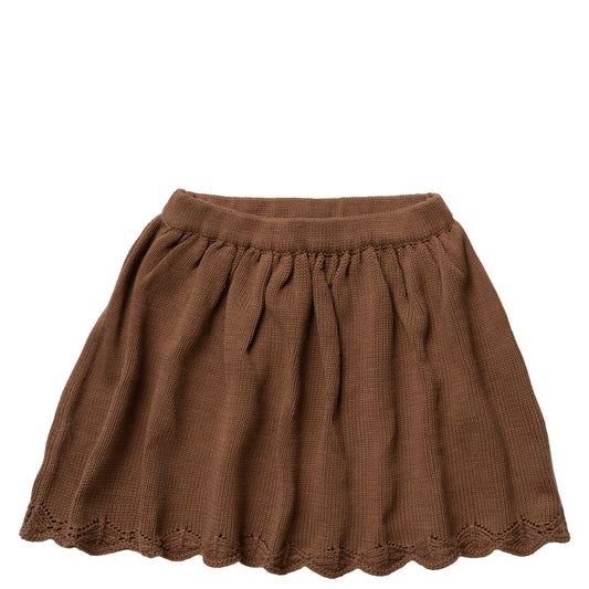 Hanevild Ingrid nederdel, brun Skirts Brown